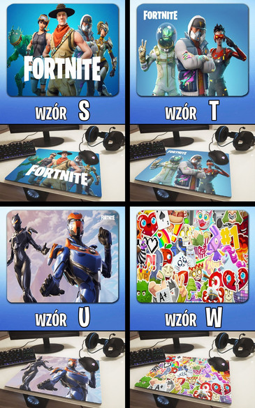 Podkładka pod mysz FORTNITE 36x29cm Z POLSKI +imię