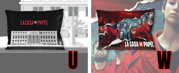 Poduszka DOM Z PAPIERU 60x40cm RÓŻNE WZORY