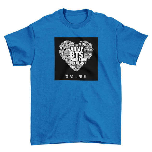 Koszulka z naszywką BTS Army