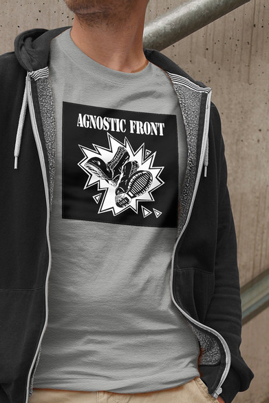 Koszulka z naszywką Agnostic Front  03