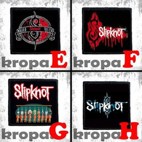 Naszywka SLIPKNOT 10 x 10 cm  Dużo Wzorów!