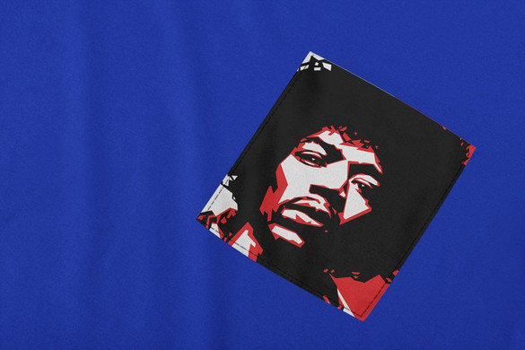 Koszulka z kieszonką JIMI HENDRIX 2