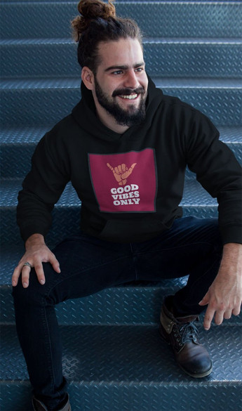 Bluza z naszywką GOOD VIBES ONLY