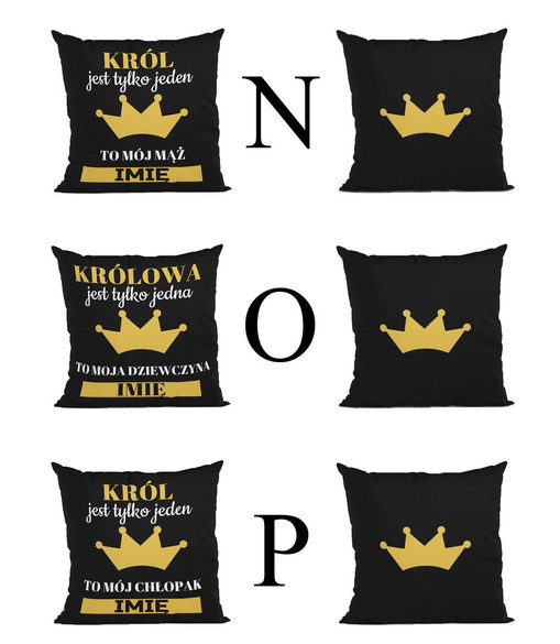 Poduszka na Walentynki + Magnes i Imię GRATIS!