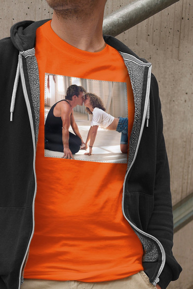 Koszulka z naszywką Dirty Dancing Kiss