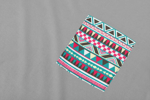 Koszulka z kieszonką WZOREK 01