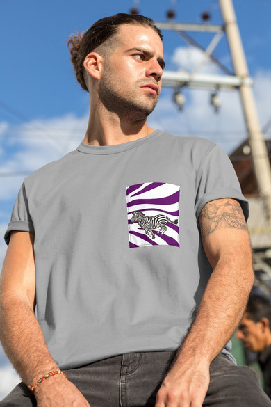 Koszulka z kieszonką SAFARI ZEBRA