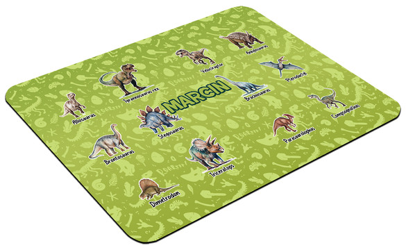 Podkładka Dinozaury różne - z imieniem dziecka 60x40cm