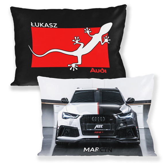 Poduszka AUDI 60x40cm WZORY