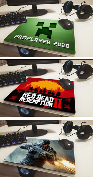 Podkładka mata pod mysz duża 36x29cm dowolny nadruk