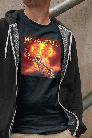 Koszulka z naszywką Megadeth 
