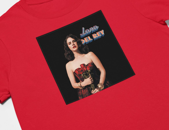 Koszulka z naszywką LANA DEL REY 