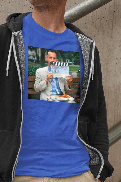 Koszulka z naszywką Forrest G. first scene