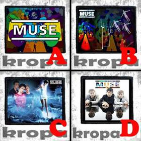 Naszywka MUSE 10 x 10 cm  Dużo Wzorów!