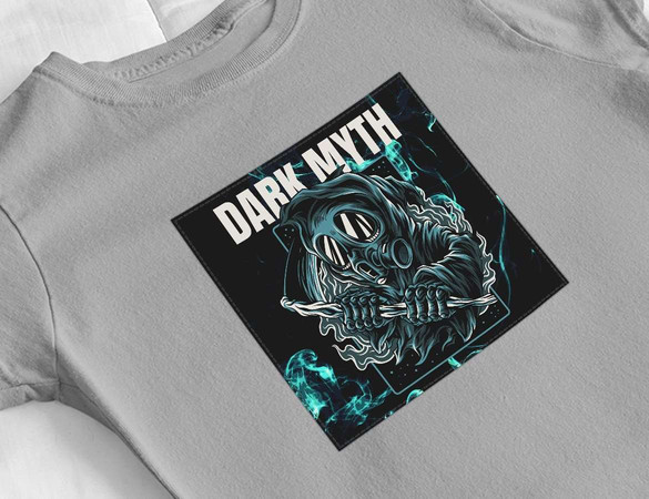 Bluzka damska z naszywką DARK MYTH