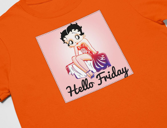 Koszulka z naszywką Hello Friday