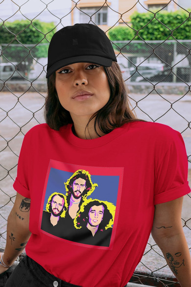 Koszulka z naszywką  Bee Gees  02