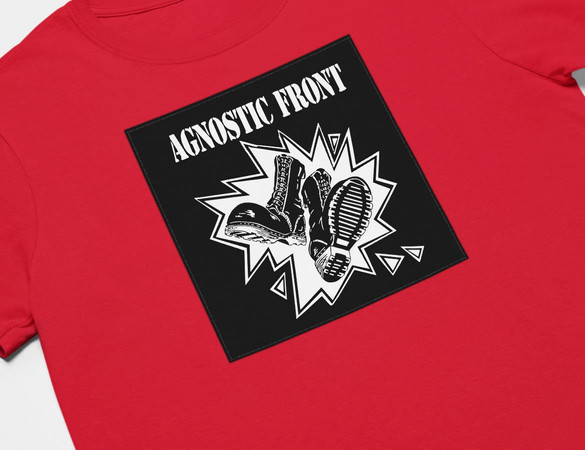 Koszulka z naszywką Agnostic Front  03