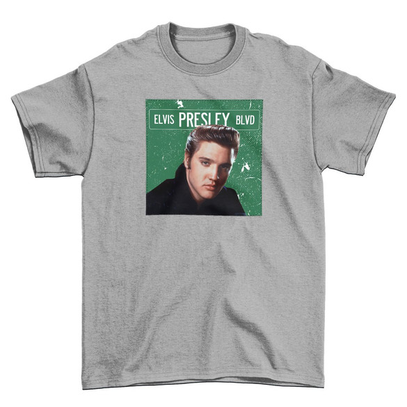 Koszulka z naszywką Elvis Presley 03