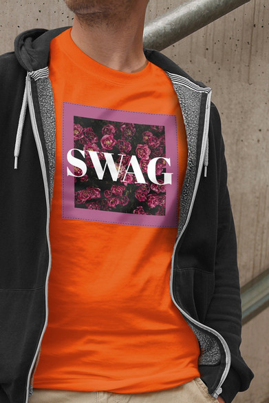 Koszulka z naszywką SWAG