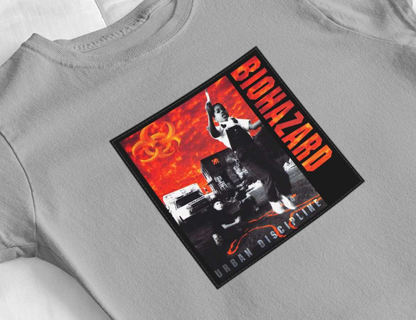 Bluzka damska z naszywką Biohazard 01