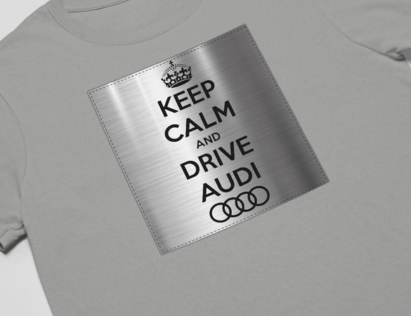 Koszulka z naszywką Audi Keep Calm