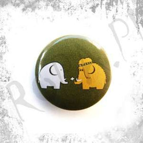 Przypinka SŁOŃ & MAMUT