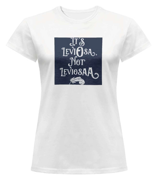 Bluzka damska z naszywką Harry Potter leviosa