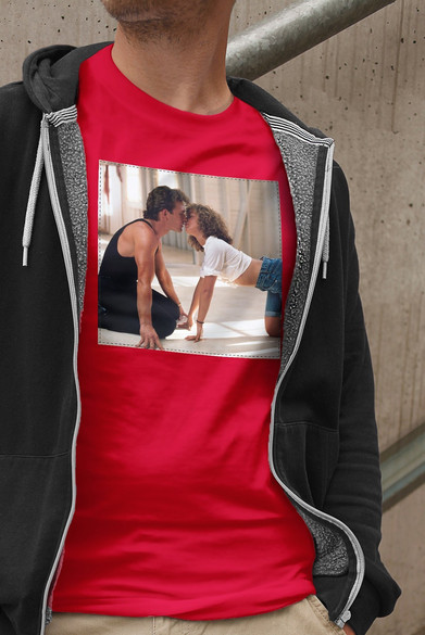 Koszulka z naszywką Dirty Dancing Kiss