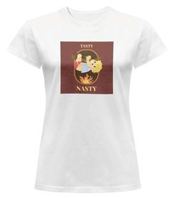 Bluzka damska z naszywką Tasty Nasty