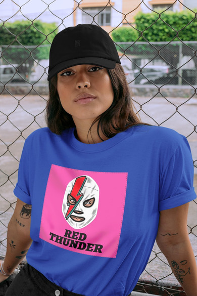 Koszulka z naszywką Red Thunder