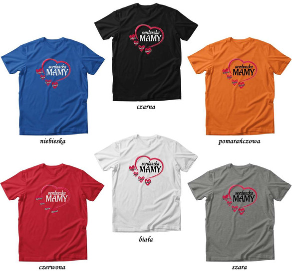 Koszulka SERDUSZKA MAMY
