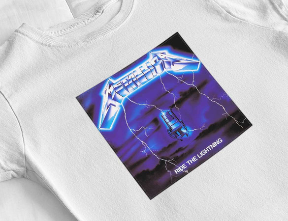 Bluzka damska z naszywką Metallica Ride the