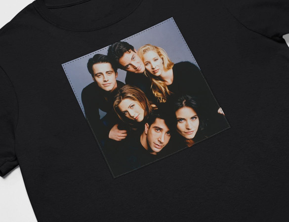 Koszulka z naszywką Friends squad