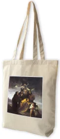 Torba z naszywką Urok Francisco Goya écru