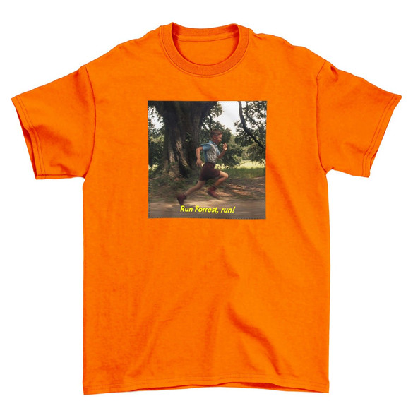 Koszulka z naszywką Forrest Gump RUN