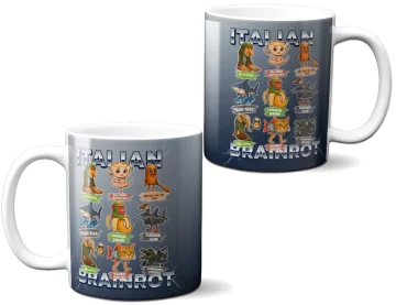 Kubek Italian Brainrot Paczka Stworków włoskich brainrotów