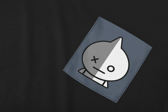 Koszulka z kieszonką BT21 VAN K-POP BTS