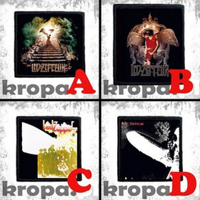 Naszywka LED ZEPPELIN 10 x 10 cm  Dużo Wzorów!