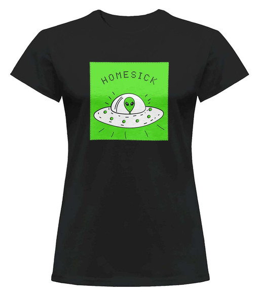 Bluzka damska z naszywką Homesick