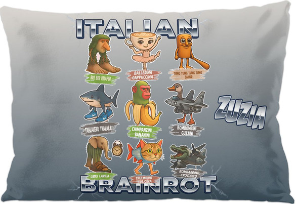 Poduszka Italian Brainrot Paczka Stworków włoskich brainrotów