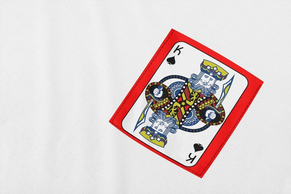 Koszulka z kieszonką KARTY KRÓL