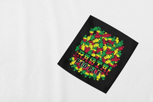 Koszulka z kieszonką RASTA PE0PLE