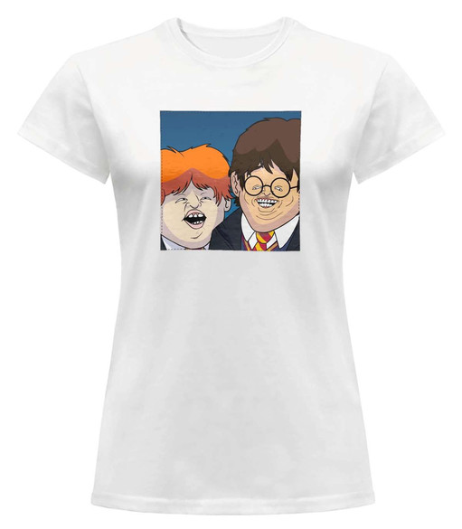 Bluzka damska z naszywką Harry Potter parody