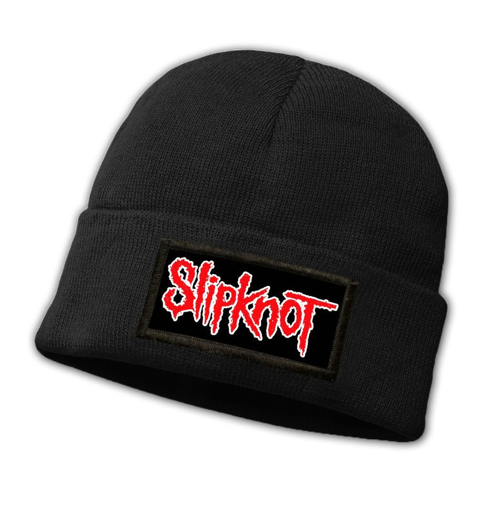 Czapka zimowa z naszywką SLIPKNOT