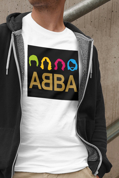 Koszulka z naszywką  ABBA logo