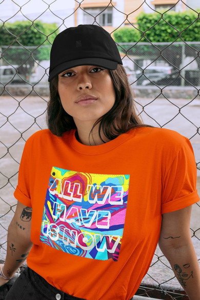 Koszulka z naszywką All we have is now