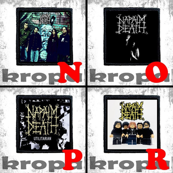 Naszywka NAPALM DEATH 10 x 10 cm Dużo Wzorów!