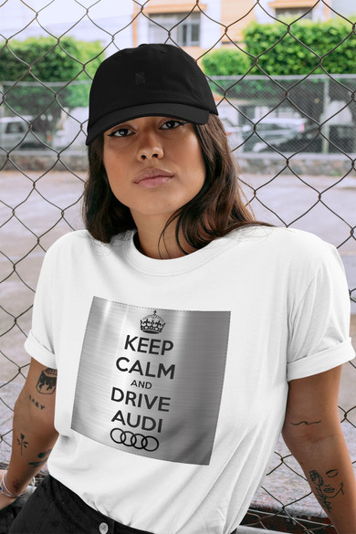 Koszulka z naszywką Audi Keep Calm