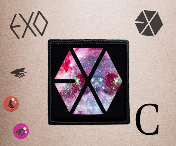 Naszywki EXO K-POP  #BARDZO DUŻO WZORÓW#